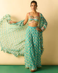 Dharika Cape Set By KYNAH, Luxury Indian Fashion & Bridal Wear