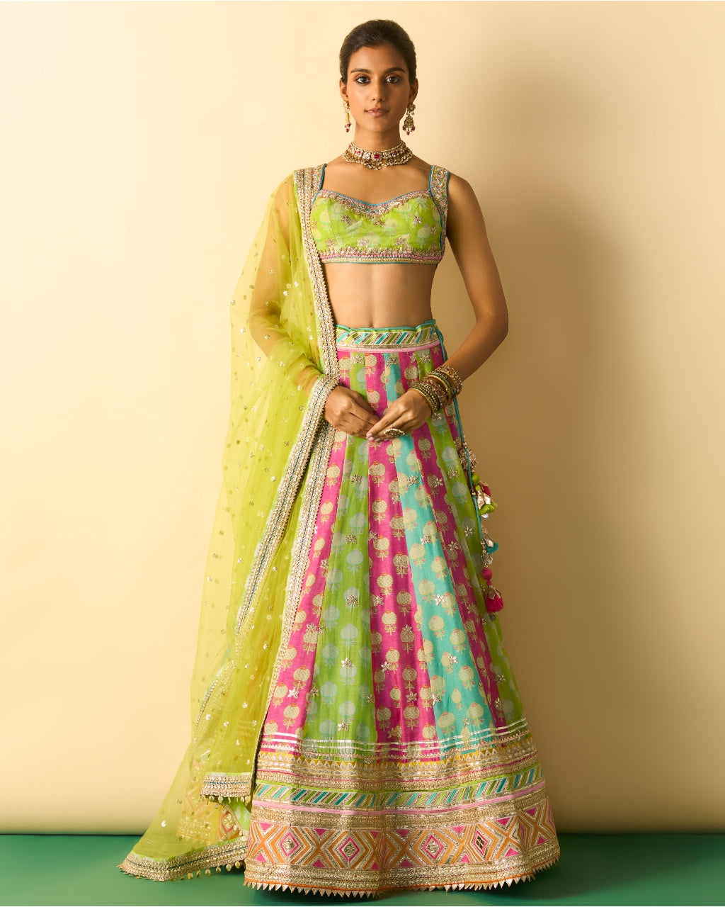 Shyama Lehenga Set By KYNAH, Luxury Indian Fashion & Bridal Wear