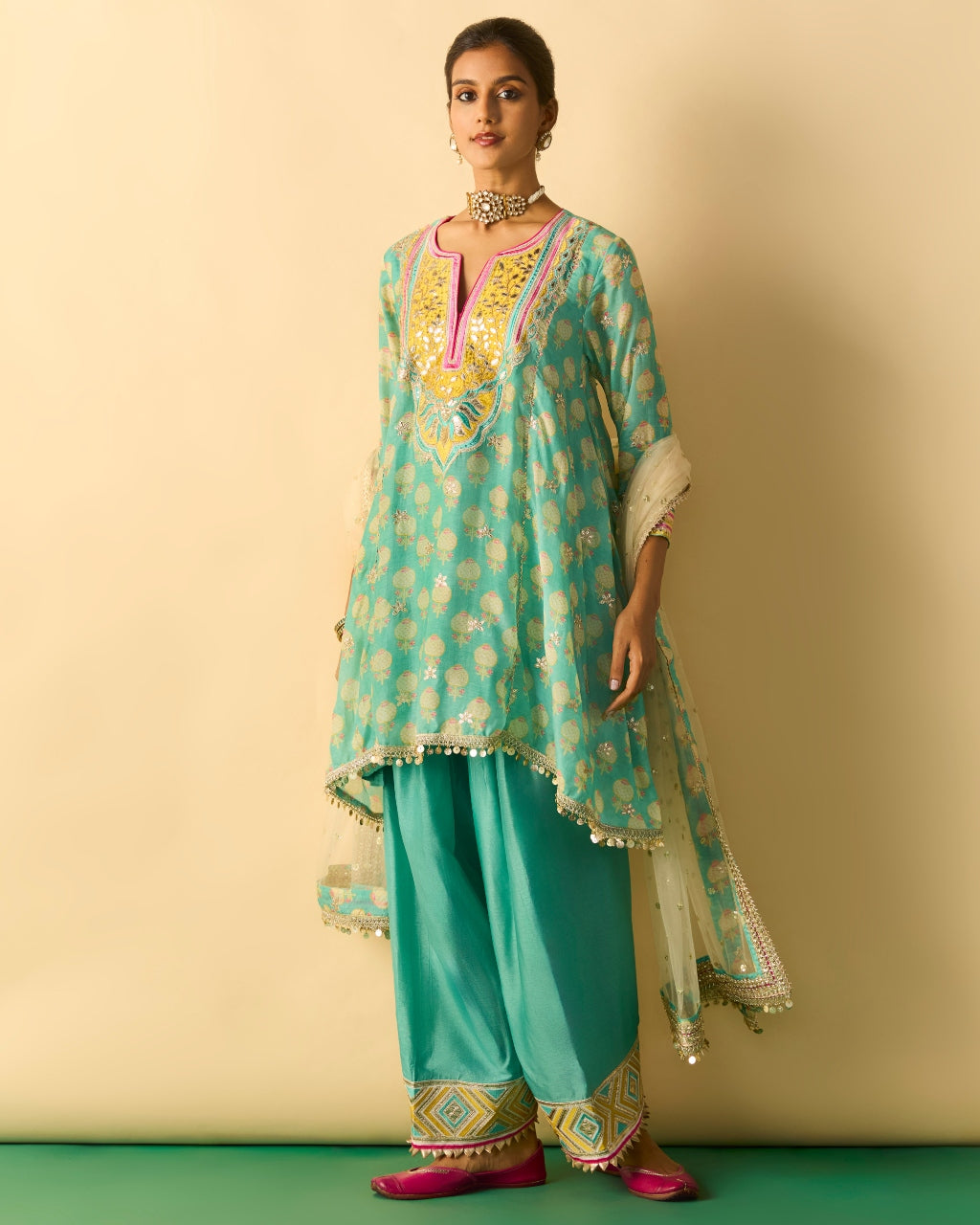 Anvi Farshi Set By KYNAH, Luxury Indian Fashion & Bridal Wear
