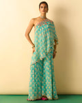 Chhavi One Shoulder Set By KYNAH, Luxury Indian Fashion & Bridal Wear