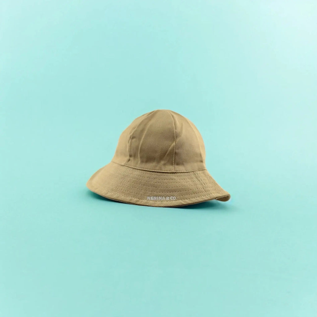 Gorro para el Sol Beige Nenina & Co - Hecho de Algodón Orgánico | Protección Solar y Estilo