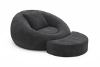 Grace Fabric Cuddle Seat with Footrest