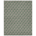 Green Geo Mesh Hand Tufted Rug