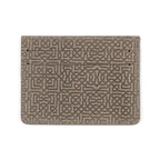 Grey Leather Cardholder Garnata