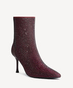Starlight Pointed Toe Heeled Ankle Boot