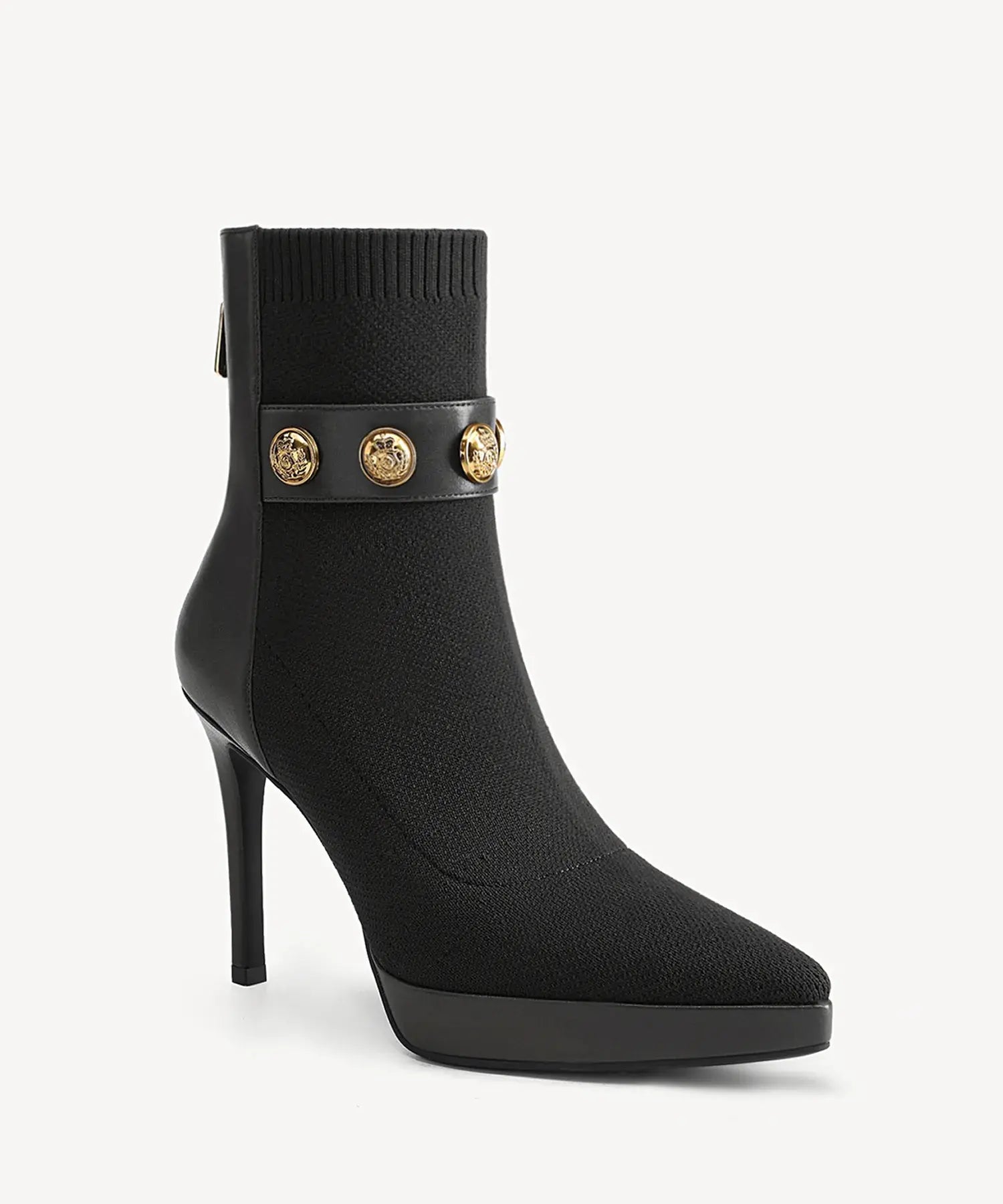 Regalia Charm Stiletto Platform Ankle Boot - Black / US 5 | EU 35 | UK 3