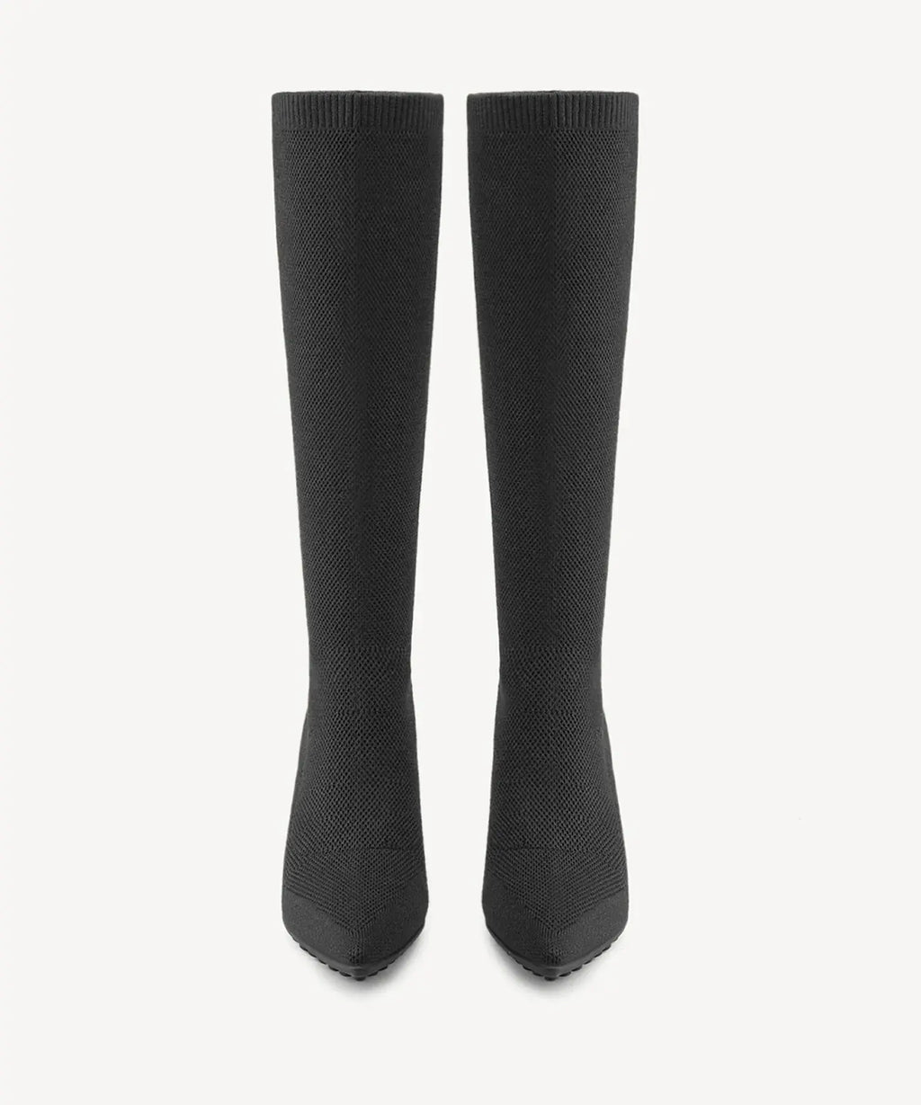 SoftBounce Pointed Toe Sock High Boot