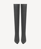 VersaStyle Pointed Toe Block Heel Over-the-Knee Boot