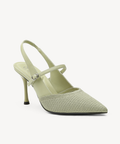 StrikeStep Elegant Stiletto Heeled Slingback - Mint Green / US 8 | EU 39 | UK 6