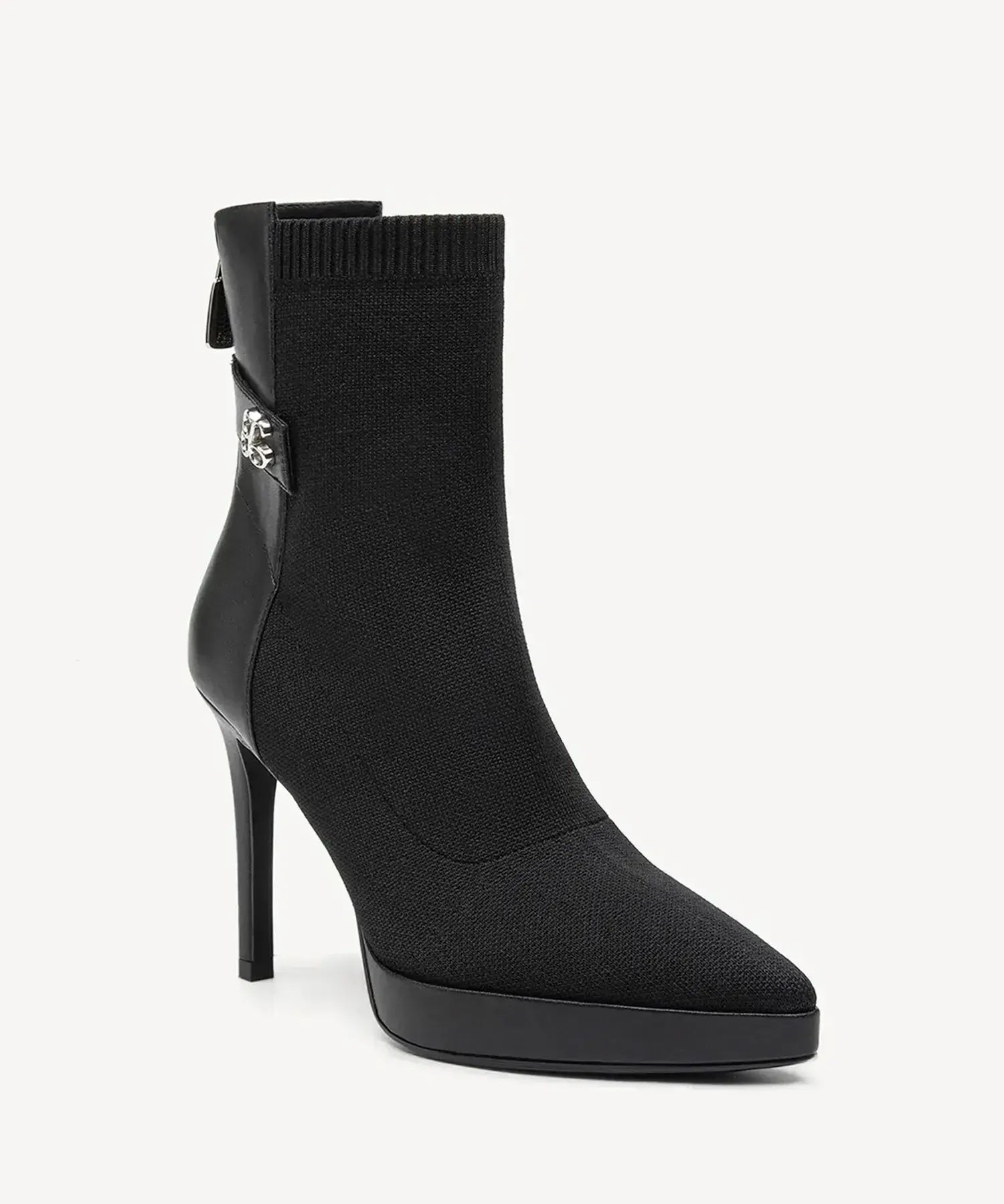 SassyMove Pointed Toe Soles Ankle Boot - Black / US 9 | EU 40 | UK 7