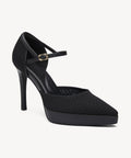 Spotlight Strapped Stiletto Pump - Mesh Black / US 9.5 | EU 41 | UK 7.5