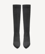 BelleVoyage Warm-Lined Pointed Toe Heeled Long Boot