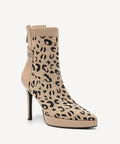 SassyMove Pointed Toe Soles Ankle Boot - Leopard / US 6 | EU 36.5 | UK 4