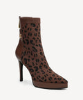 SassyMove Pointed Toe Soles Ankle Boot - Brown Leopard / US 7 | EU 37.5 | UK 5