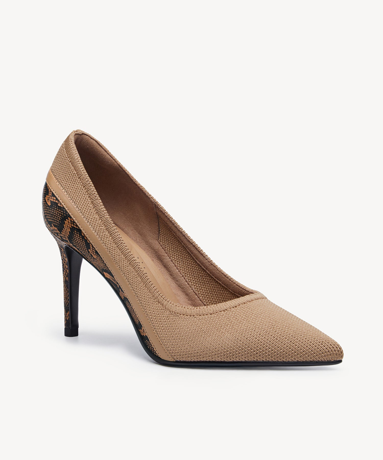 SerpentChic Pointed Toe Heeled Pump - Apricot / US 8 | EU 39 | UK 6