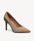 SerpentChic Pointed Toe Heeled Pump - Apricot / US 6.5 | EU 37 | UK 4.5