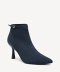 Serene Stiletto Pointed Toe Ankle Boot - Navy Blue / US 6.5 | EU 37 | UK 4.5
