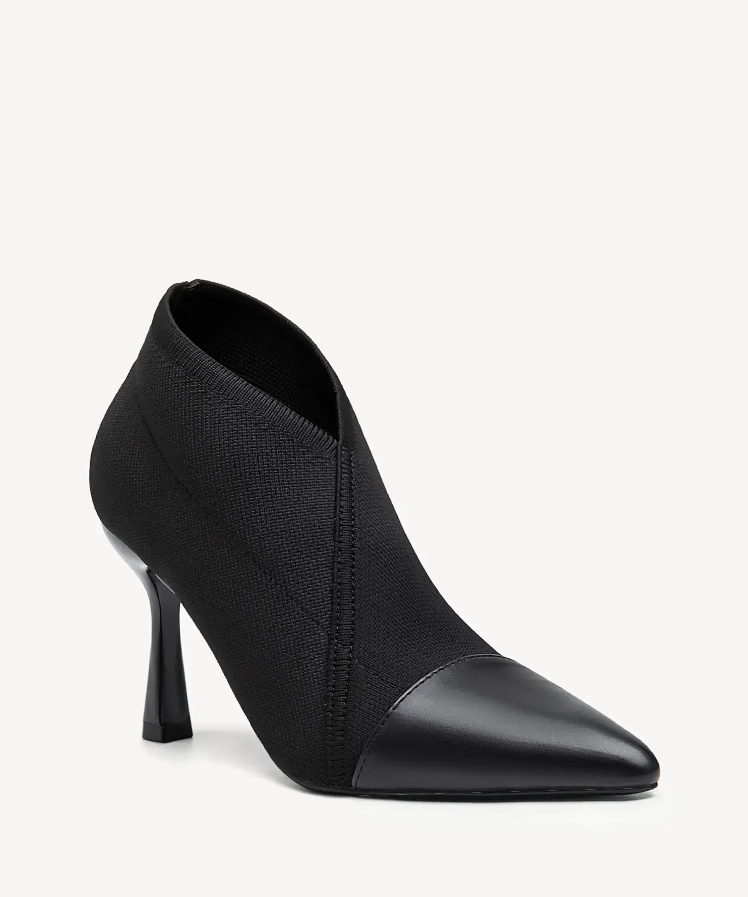 EchoStep Vivid Vogue Stiletto Ankle Boot - Black / US 5 | EU 35 | UK 3