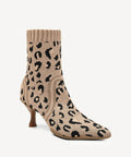 BelleVoyage Minimalist Pointed Toe Stiletto Ankle Boot - Leopard / US 5 | EU 35 | UK 3