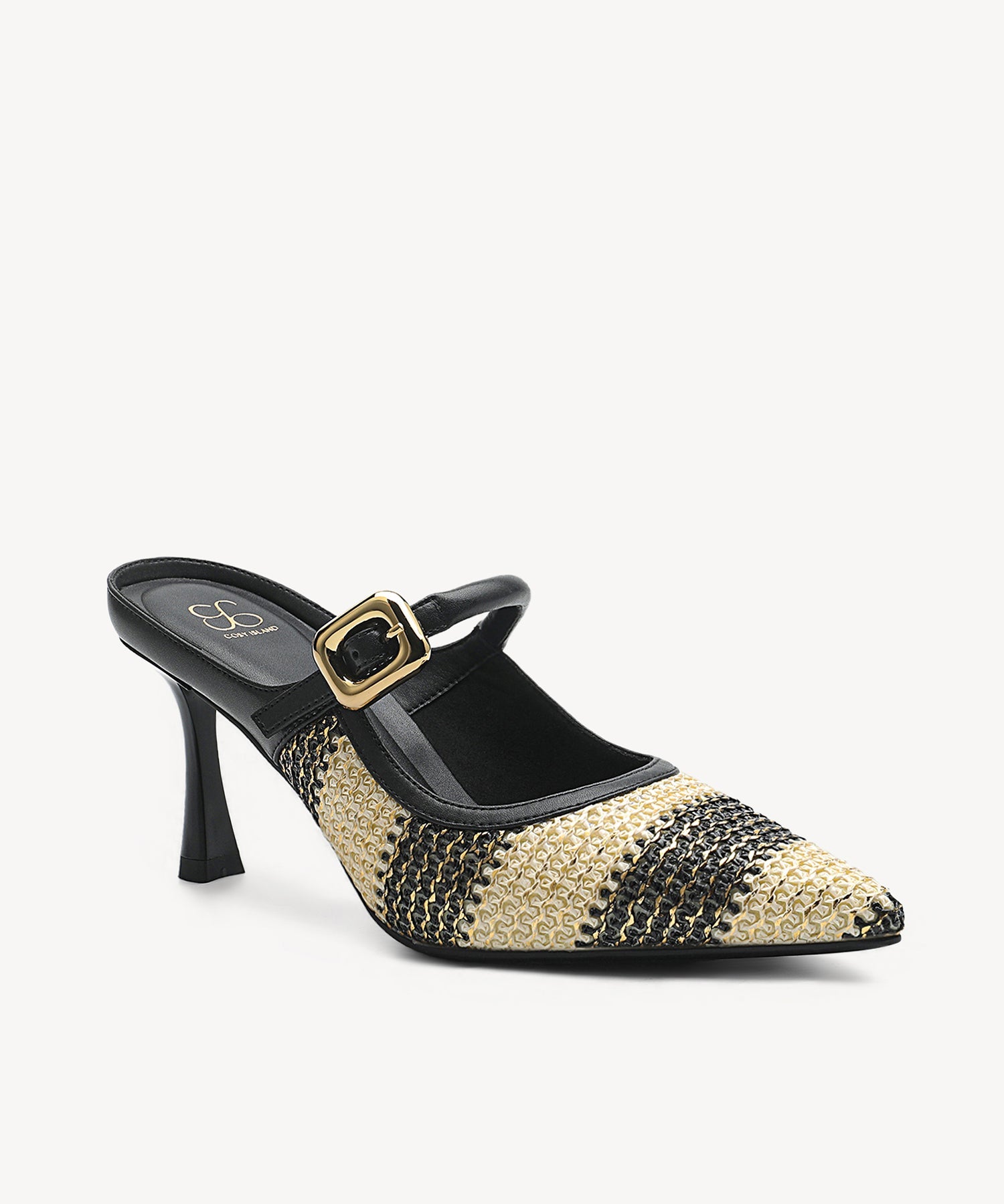 GraceLithe Pointed Toe Heeled Mule - Light Gold / Regular (A-C) / US 7 | EU 37.5 | UK 5