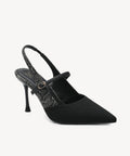 StrikeStep Elegant Stiletto Heeled Slingback - Snake Print / US 9 | EU 40 | UK 7