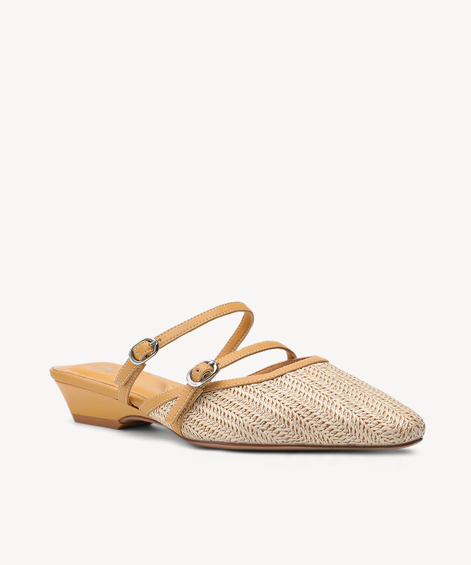 SunCoast Tapered Square Toe Flat Mule - Yellow / US 7 | EU 37.5 | UK 5