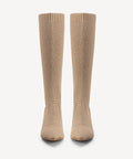 BelleVoyage Minimalist Pointed Toe Heeled Long Boot