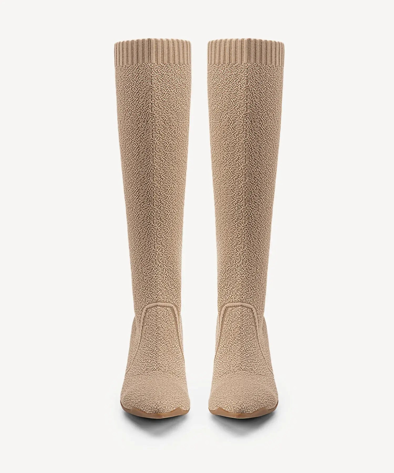 BelleVoyage Minimalist Pointed Toe Heeled Long Boot