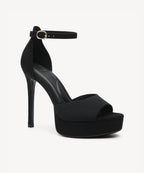 GlimmerRise Strapped Platform Heeled Sandal