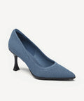 SoftBounce Pointed Toe Stiletto Heeled Pump - Denim Blue / US 8.5 | EU 39.5 | UK 6.5