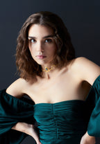 Choker Gratitude Gris
