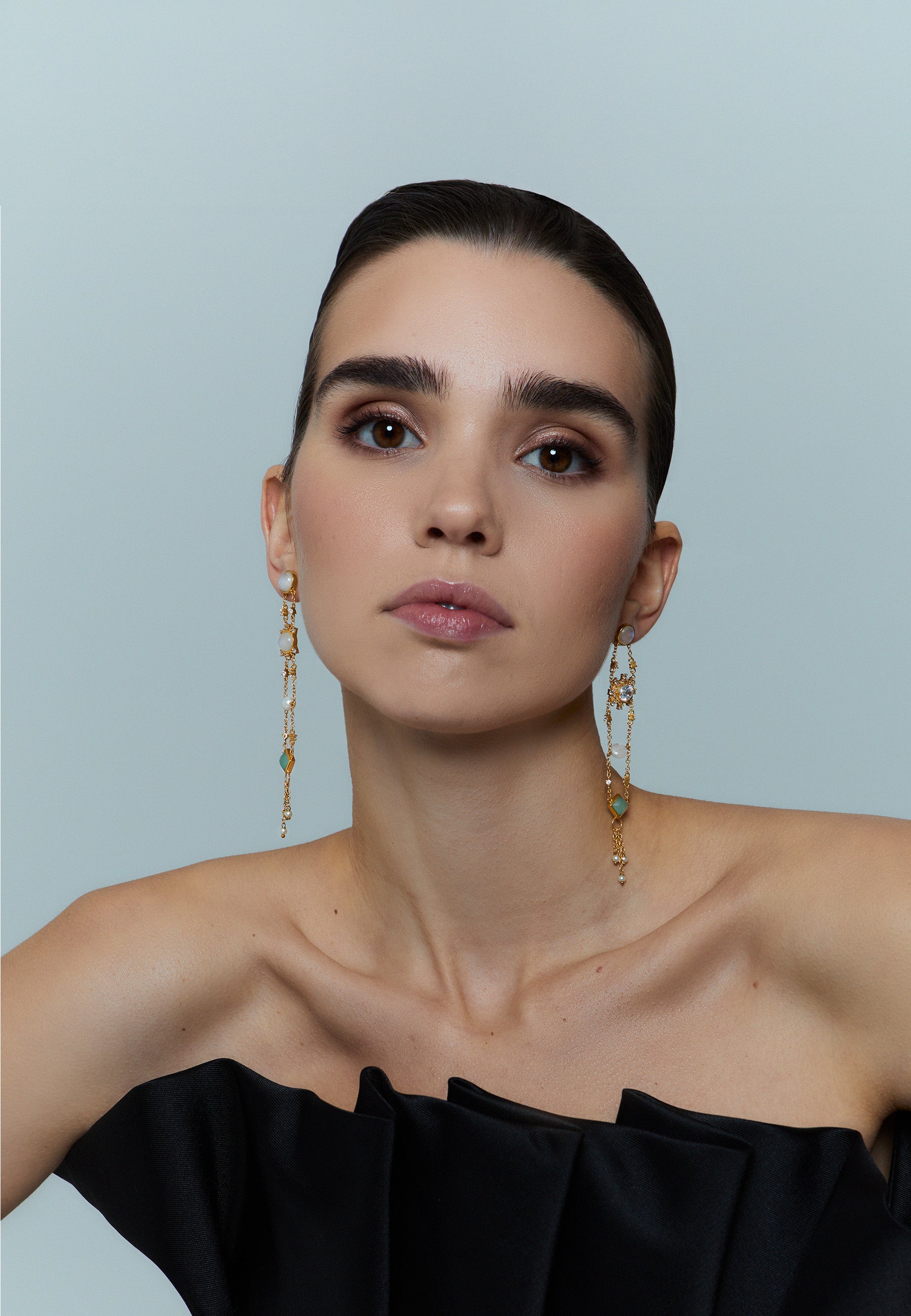 Pendientes Galatea Blancos