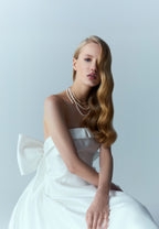 Collar triple Cyra Perlas