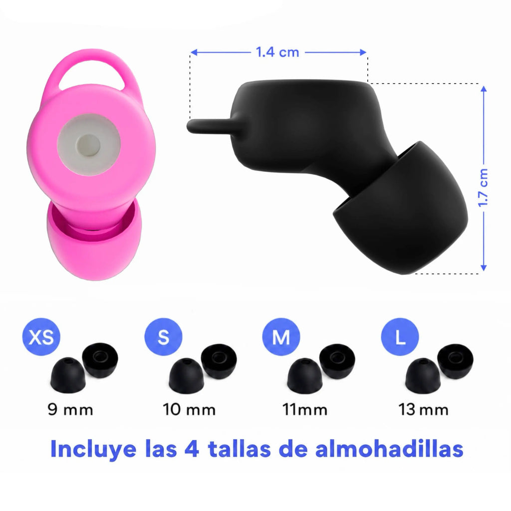 Mood Chill (-14dB) | Tapones con filtro de atenuación para reuniones y restaurantes