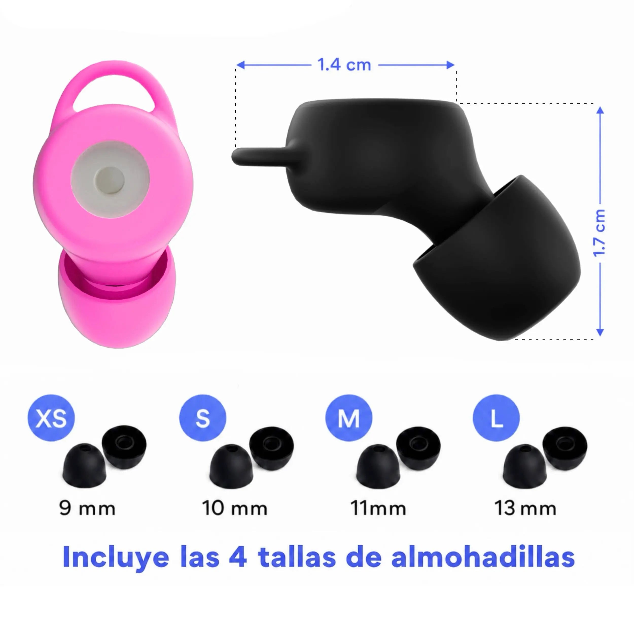 Mood Chill (-14dB) | Tapones con filtro de atenuación para reuniones y restaurantes