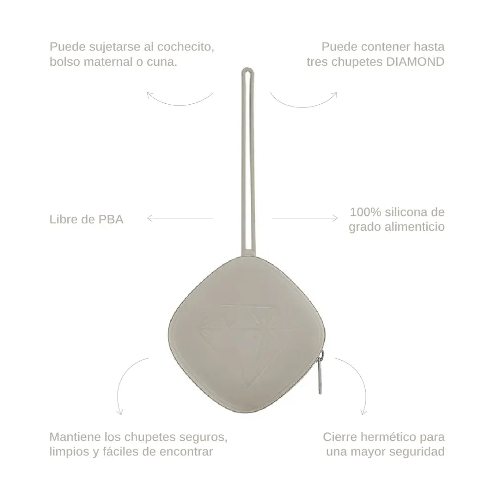 Guardachupete DIAMOND Dusty Grey Nenina & Co