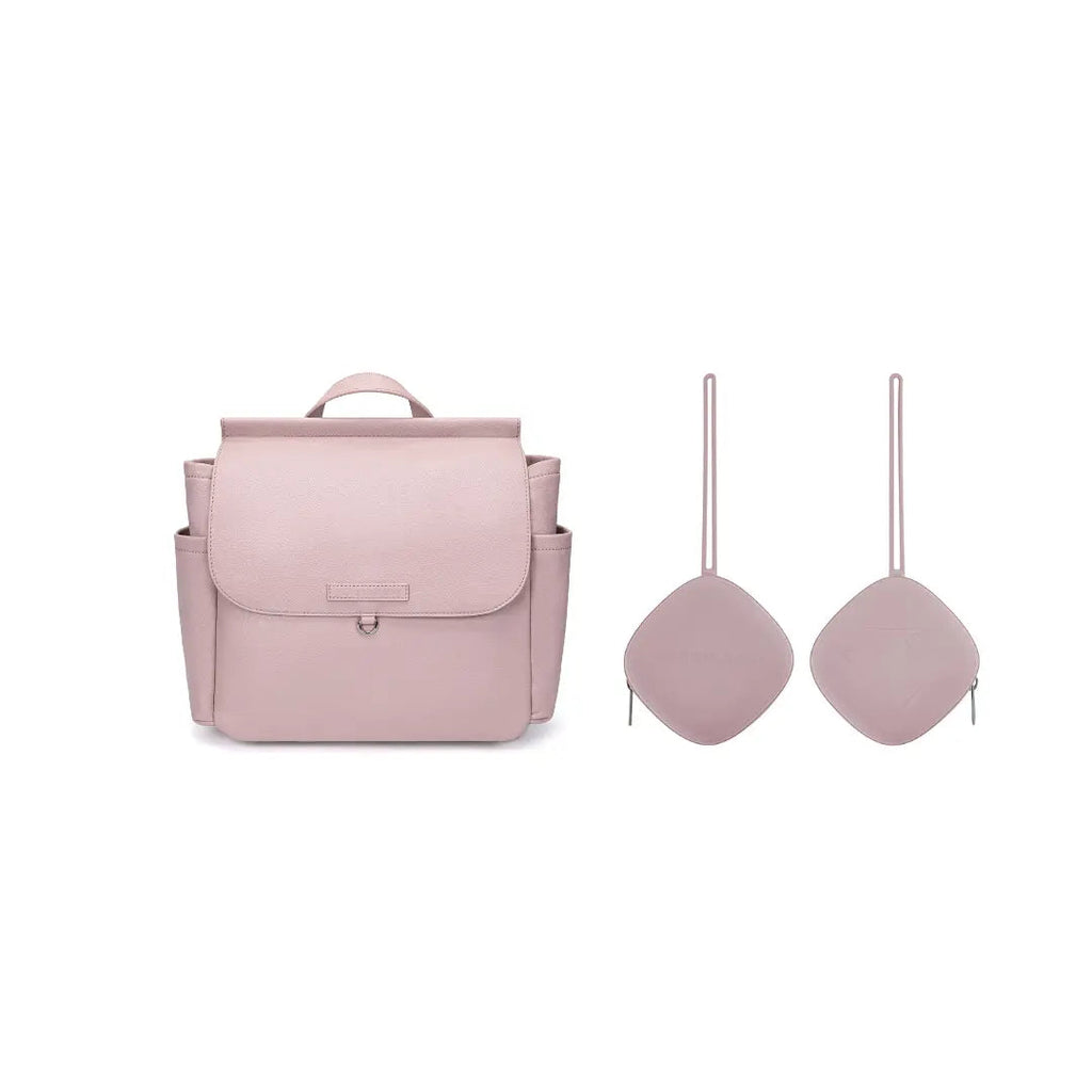 Bolso Maternal Rosa Pálido +Guardachupete Diamond + Cambiador de Regalo Nenina & Co
