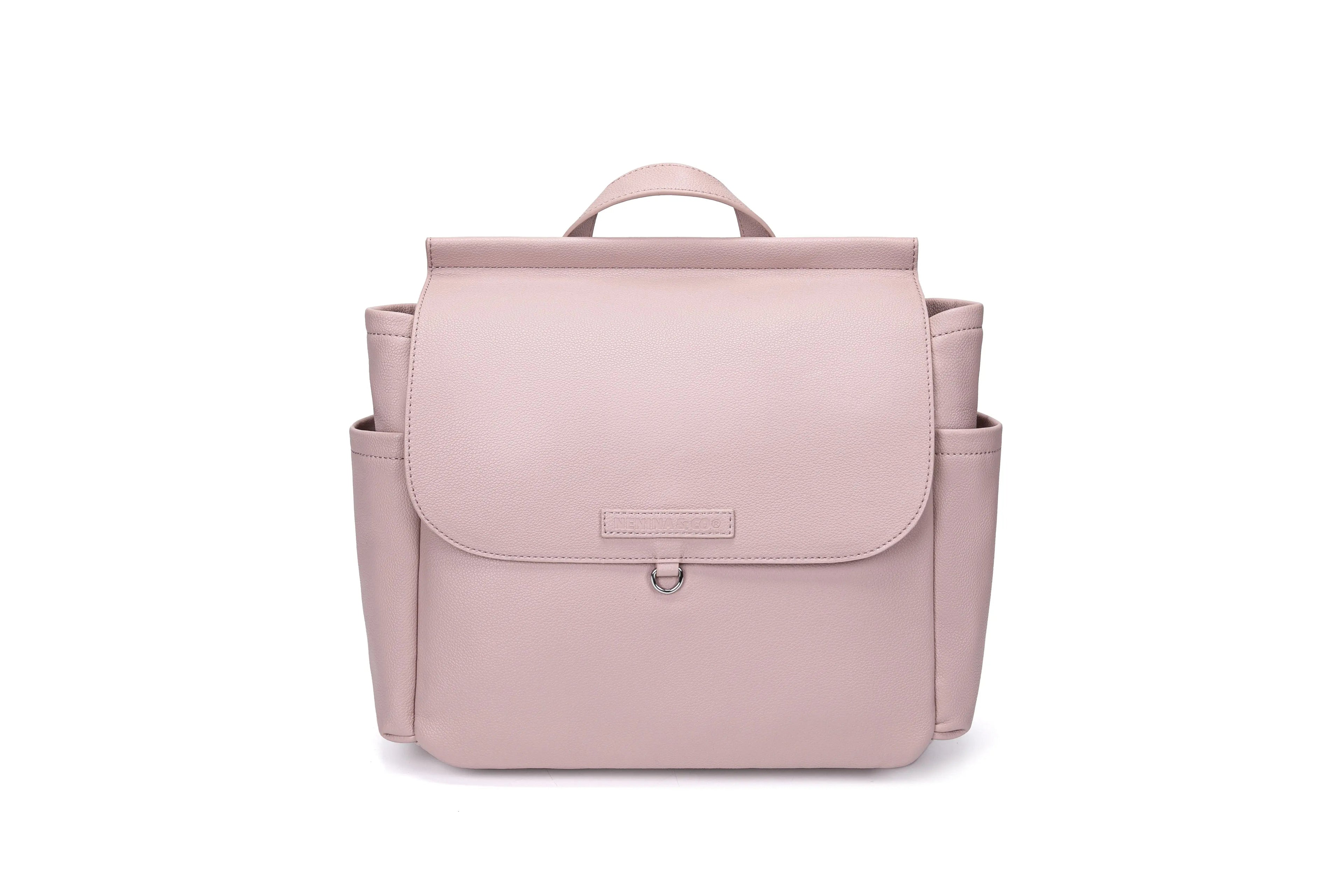 Bolso Maternal Rosa Pálido +Guardachupete Diamond + Cambiador de Regalo Nenina & Co