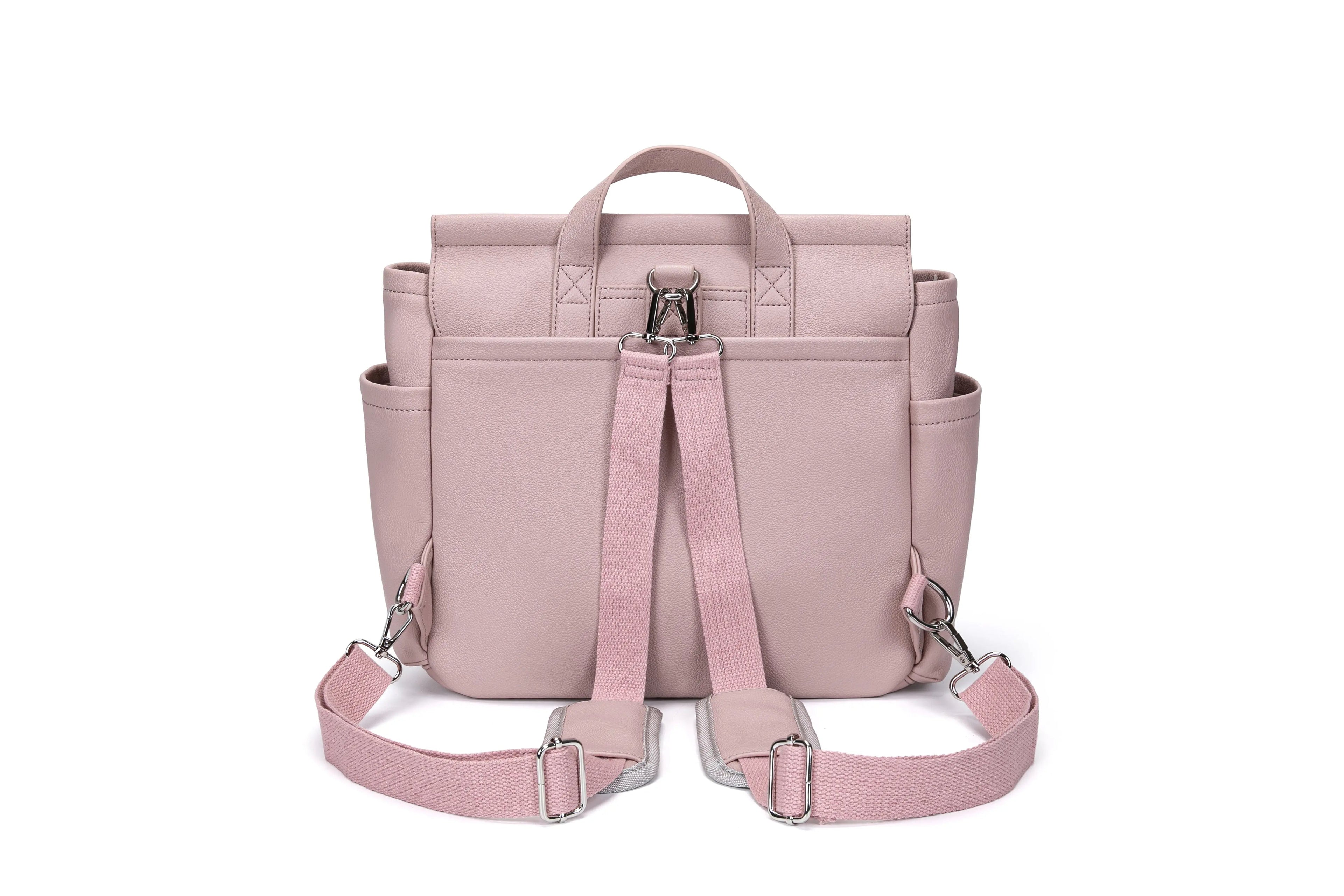 Bolso Maternal Rosa Pálido +Guardachupete Diamond + Cambiador de Regalo Nenina & Co