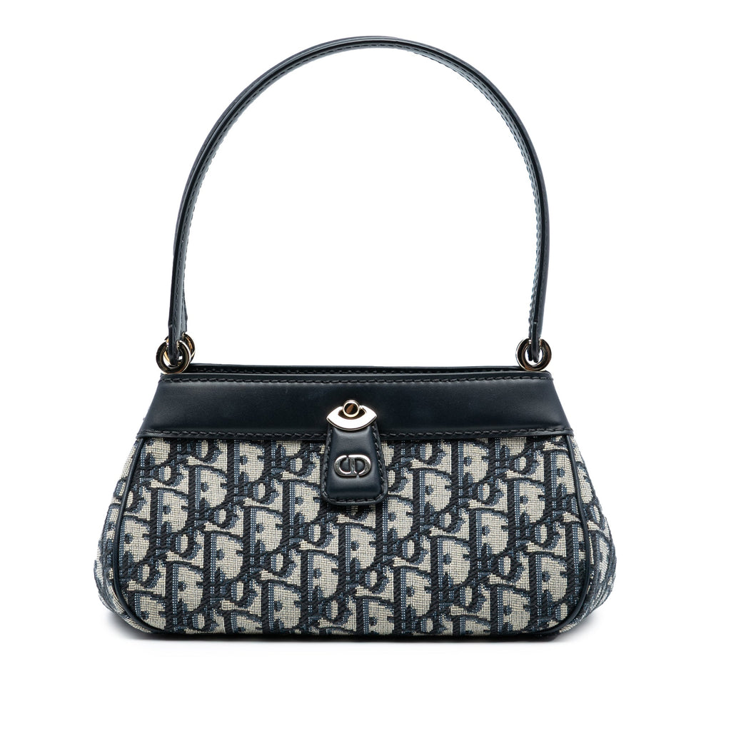 Oblique Canvas Key Shoulder Bag