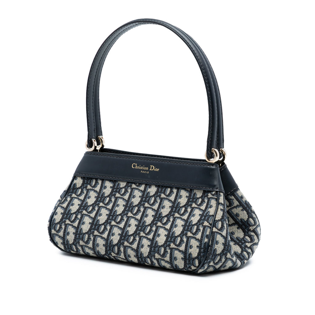 Oblique Canvas Key Shoulder Bag