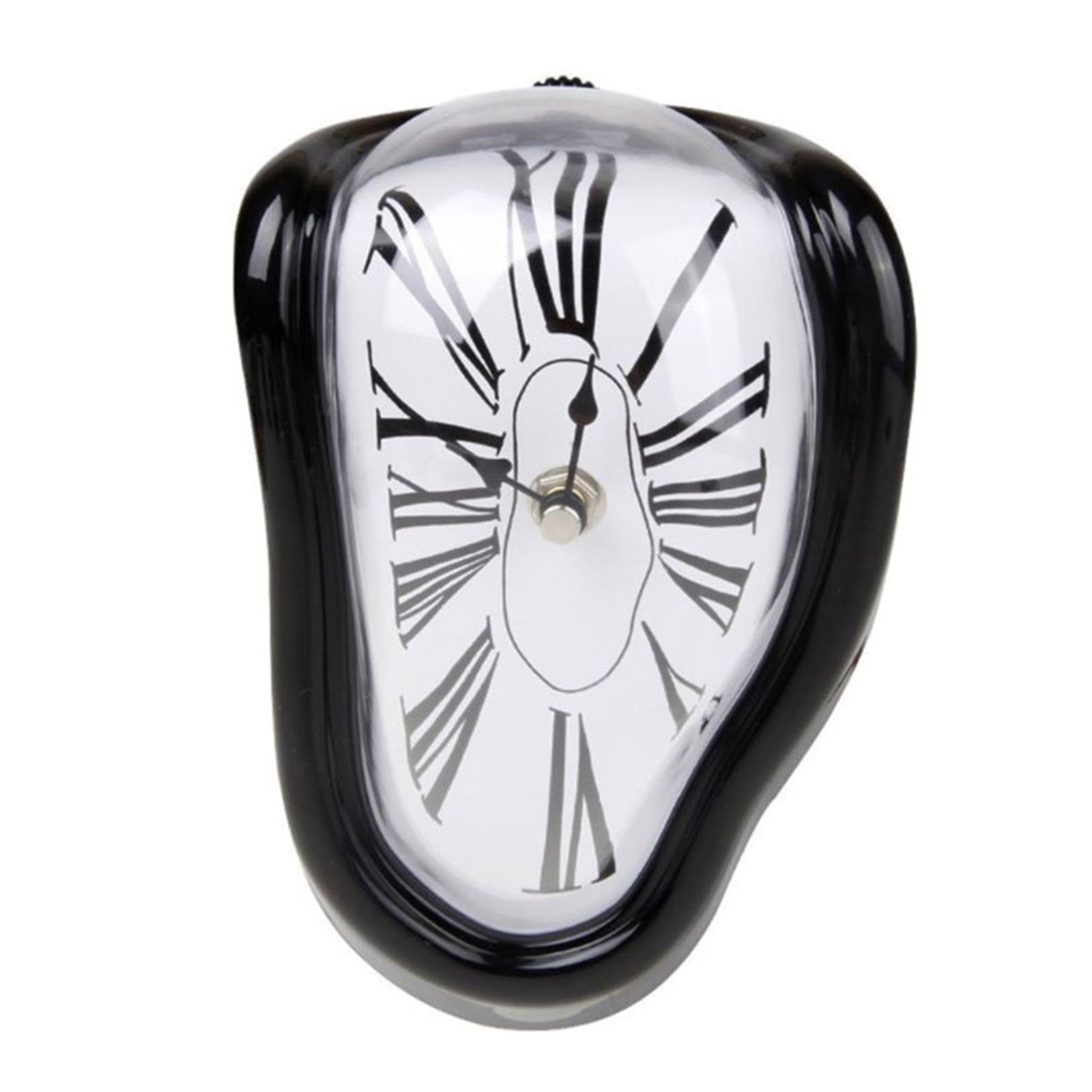 ArtZ® Salvador Dali Distorted Melting Clock - Black