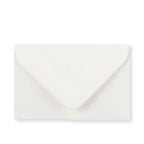 White lightweight laid envelope (90gsm) 62x94 mm