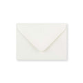 C7 White lightweight laid envelope 90gsm (82x113 mm)