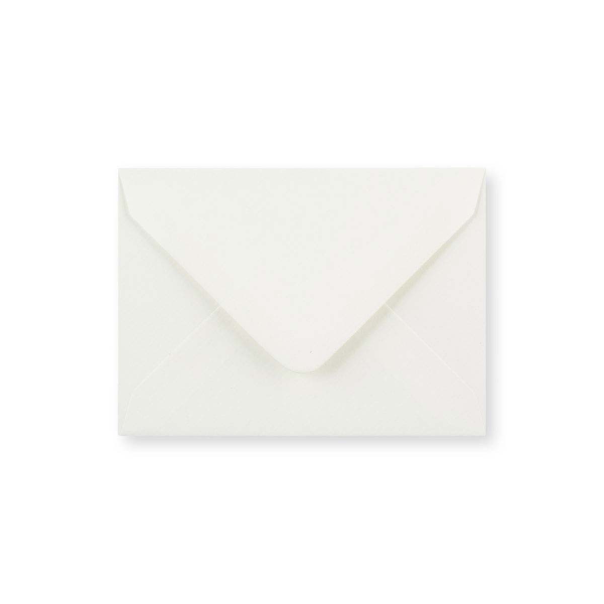 C7 White lightweight laid envelope 90gsm (82x113 mm)