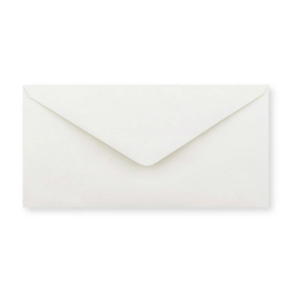 DL White lightweight laid envelope 90gsm (110 x 220mm)