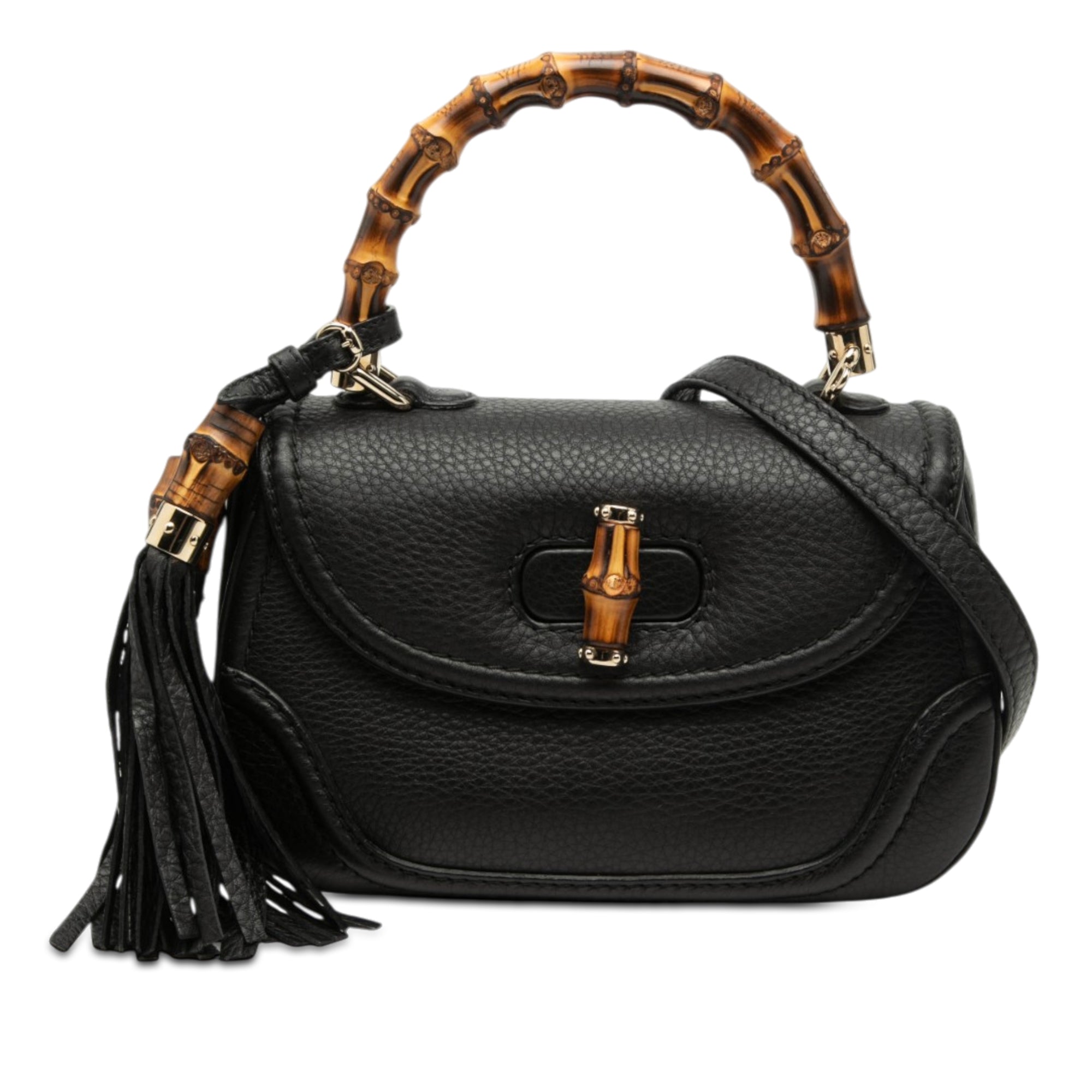 Small Leather New Bamboo Satchel
