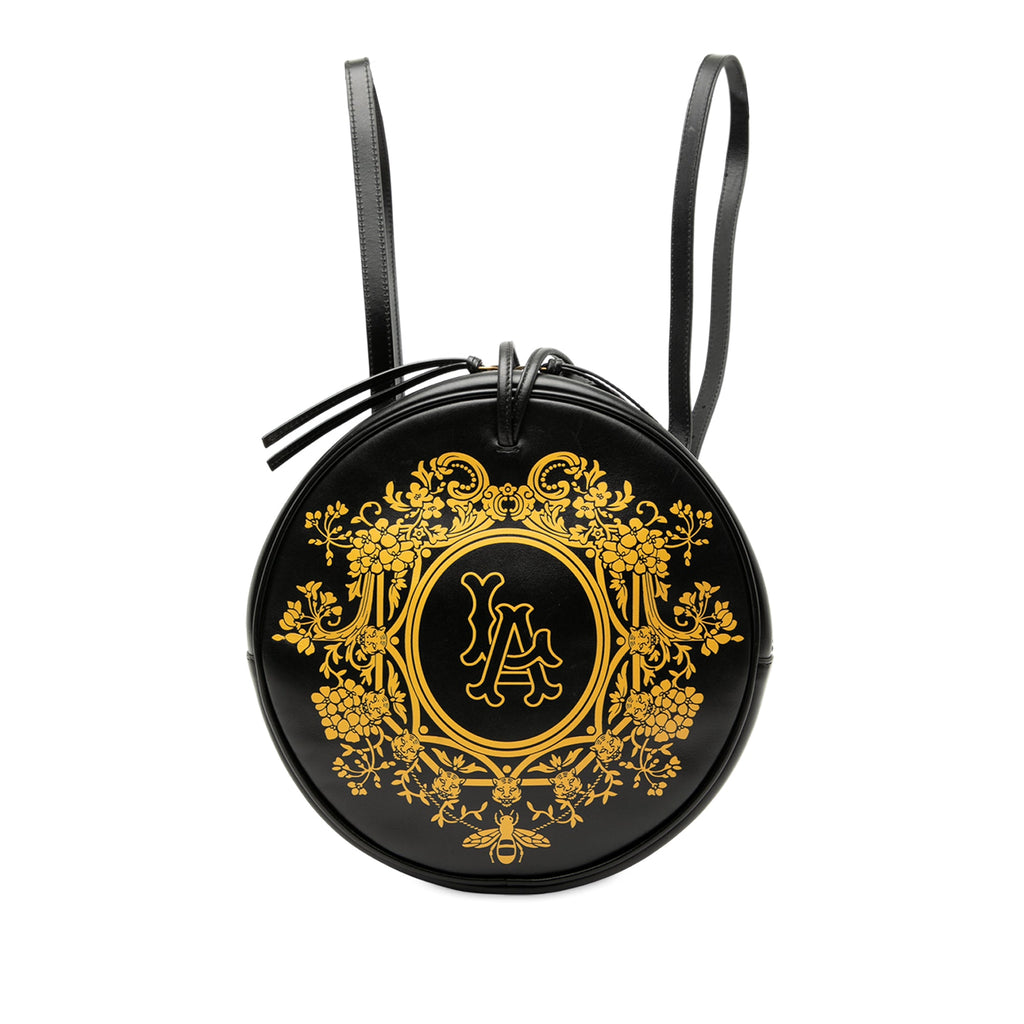 MLB Leather LA Angels Round Backpack