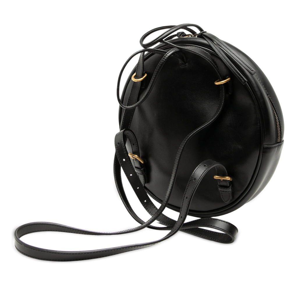 MLB Leather LA Angels Round Backpack
