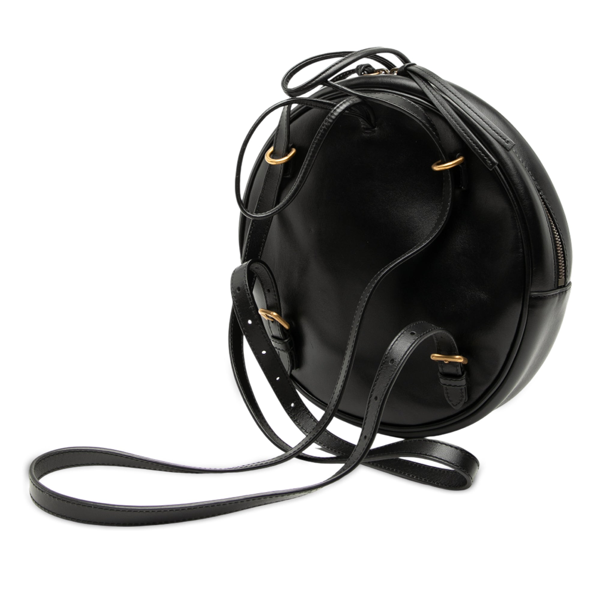 MLB Leather LA Angels Round Backpack